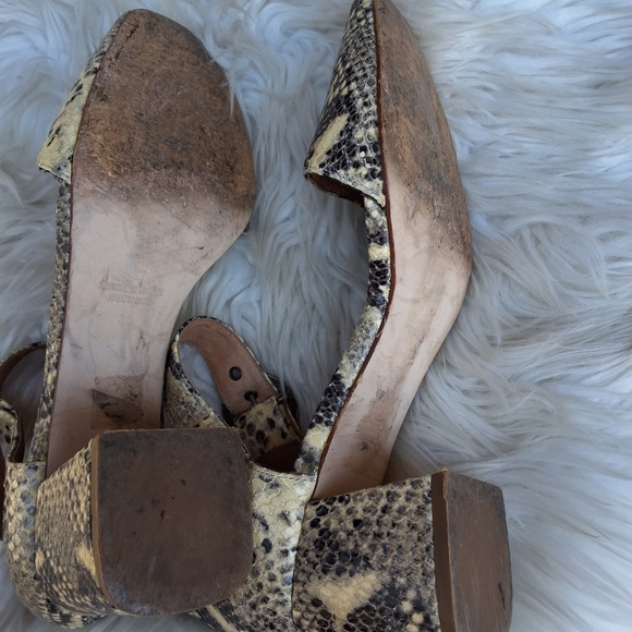 Free People Bardot Snake mary Jane's 38/7.5-8 - Picture 16 of 16